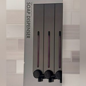 New Homepluz Chic Triple Shower Dispenser - 500ml x3 (1500ML) Capacity, Chrome